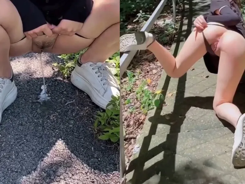 Vụng trộm public ngoài đường cùng con ghệ da trắng vú bự